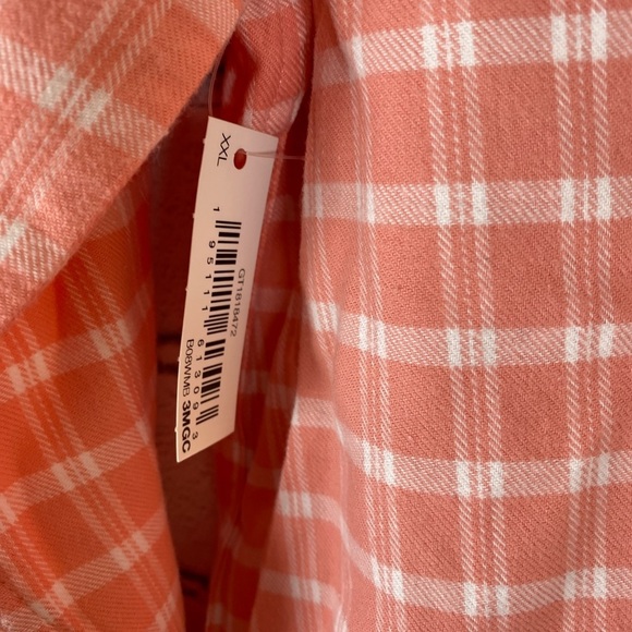 Goodthreads Pink Plaid Flannel Shirt size XXL - Picture 6 of 8